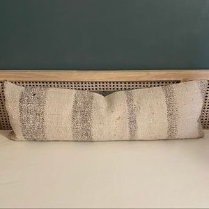 *NEW* Handwoven Kilim Oversized Lumbar Pillow Cover 12 x 36